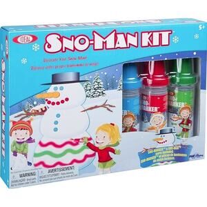 Ideal Sno-Marker Sno-Man Kit with Snowman Top Hat 0C8326BL 20 Piece Set MSRP $23